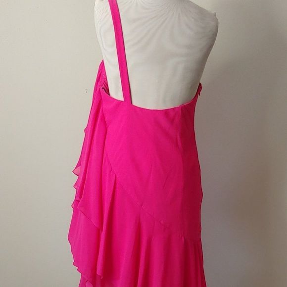 NWOT Princess Collection Formal Dress in Hot Pink - Picture 3 of 5